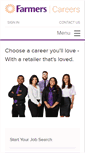 Mobile Screenshot of careers.farmers.co.nz